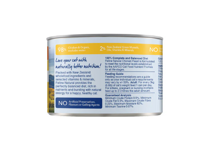 Feline Natural Chicken Canned Cat Food – 12 x 170g