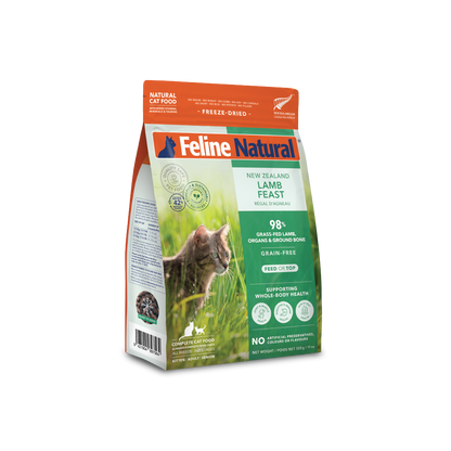 Feline Natural Freeze-Dried Lamb Feast for Cats – 320g / 960g
