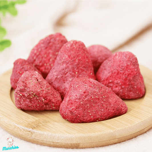 Munchies Freeze-Dried Strawberry – Human Grade Treat