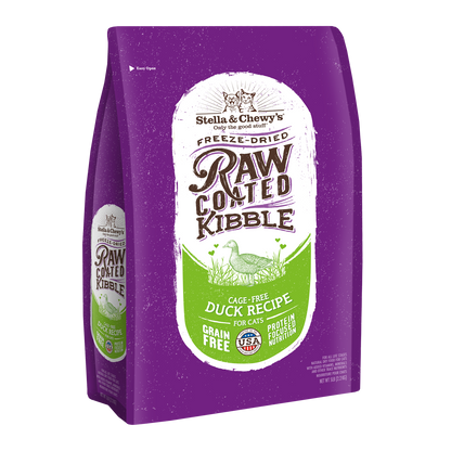Stella and Chewy’s Raw Coated Kibble Cage Free Duck Recipe for Cats 5LB