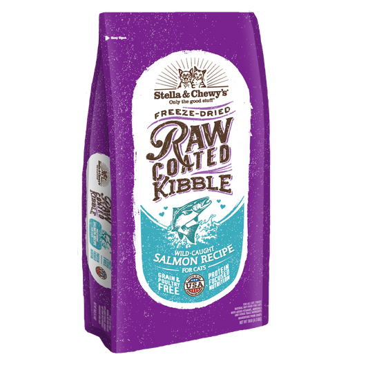 Stella and Chewy’s Raw Blend Cage Free Recipe for Cats – Wild-Caught Cod Salmon and Tuna 10LB