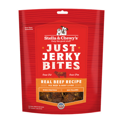 Stella & Chewy’s Just Jerky Bites Real Beef Grain Free Dog Treats 6oz