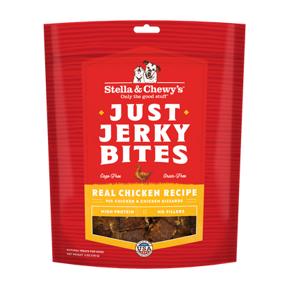 Stella & Chewy’s Just Jerky Bites Real Chicken Grain Free Dog Treats 6oz