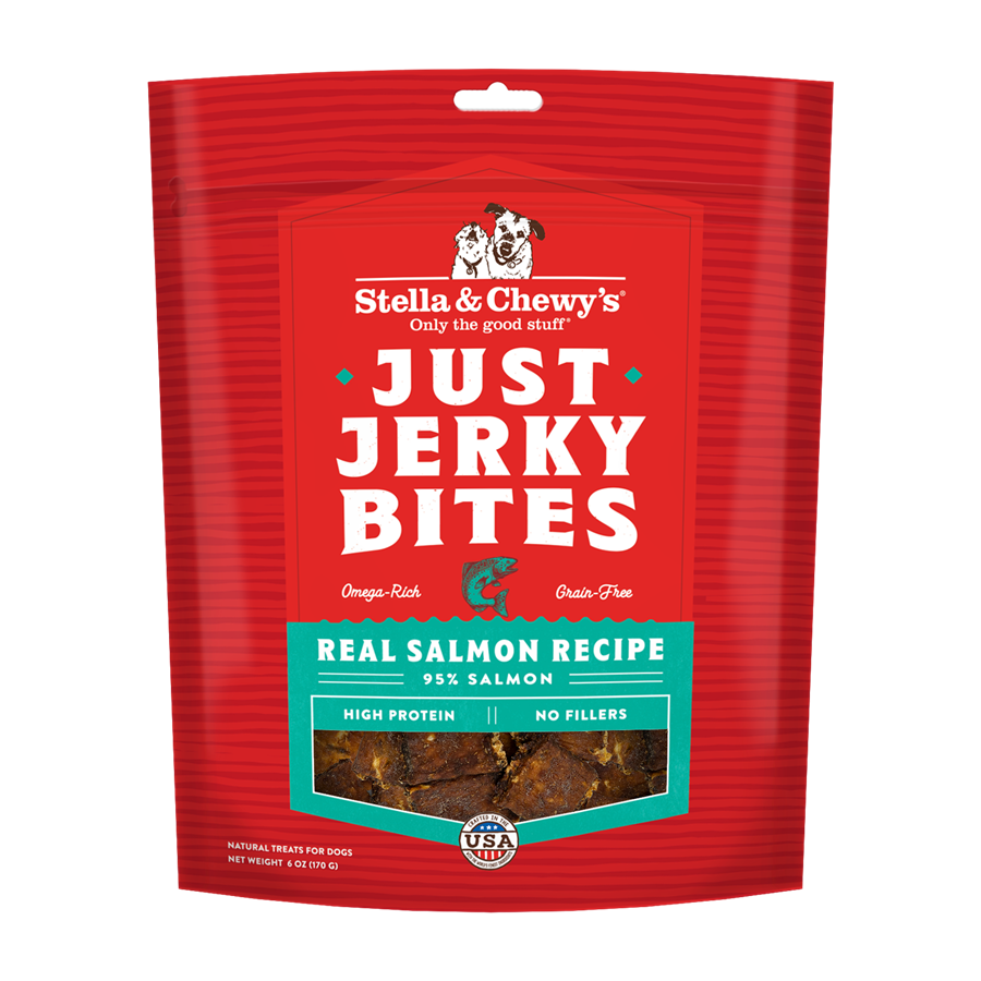 Stella & Chewy’s Just Jerky Bites Real Salmon Grain Free Dog Treats 6oz