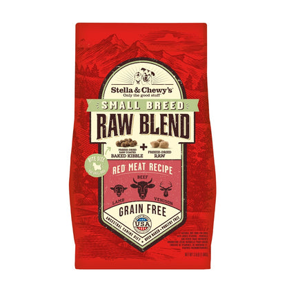 Stella & Chewy’s Red Meat Raw Blend Kibble for Small Breed Dogs 3.5LB