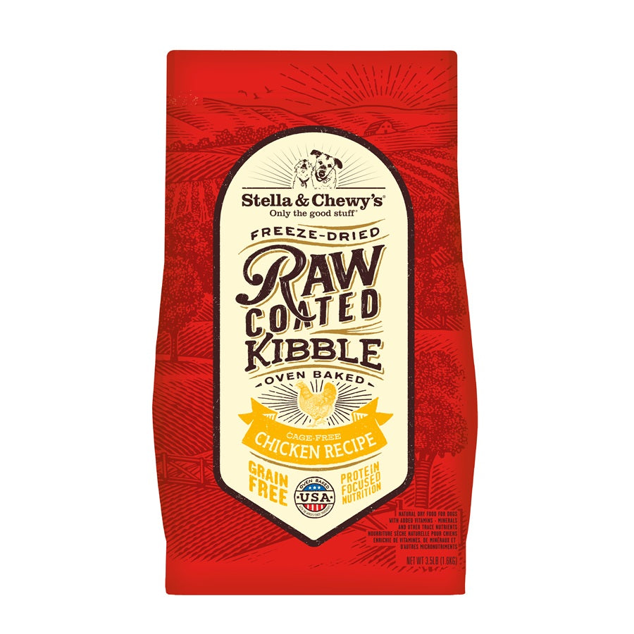 Stella & Chewy’s Cage Free Chicken Raw Coated Kibble for Dogs 3.5LB