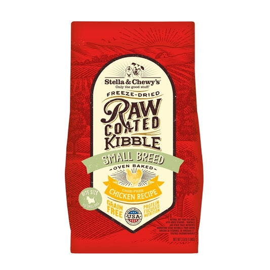 Stella & Chewy’s Cage Free Chicken Raw Coated Kibble for Small Breed Dogs 3.5LB