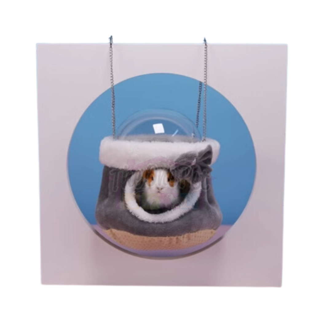 Munchies Space Hammock Pod Bed – Cosy Hanging Nest for Rats, Guinea Pigs & Small Pets