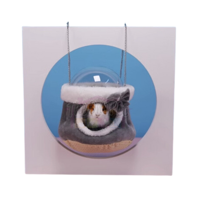 Munchies Space Hammock Pod Bed – Cosy Hanging Nest for Rats, Guinea Pigs & Small Pets