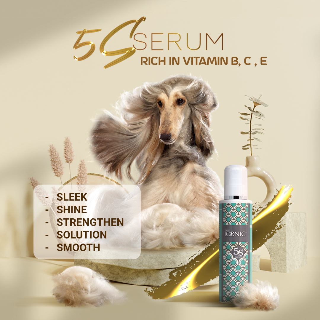 True Iconic 5S Skin and Coat Serum for Dogs and Cats 180ml Anti Static Care