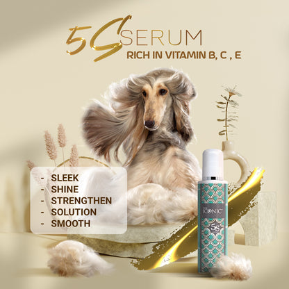 True Iconic 5S Skin and Coat Serum for Dogs and Cats 180ml Anti Static Care