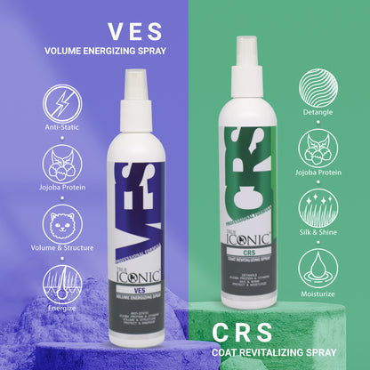 True Iconic Coat Revitalising Spray for Dogs 300ml Detangling and Shine