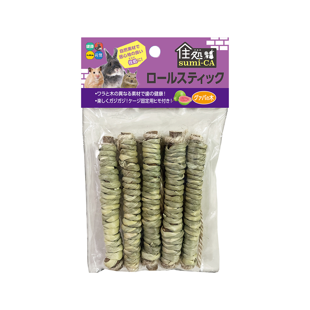 Hi-Pet Sumi-CA Roll Stick with Guava Wood – Natural Chew for Rabbits & Small Pets