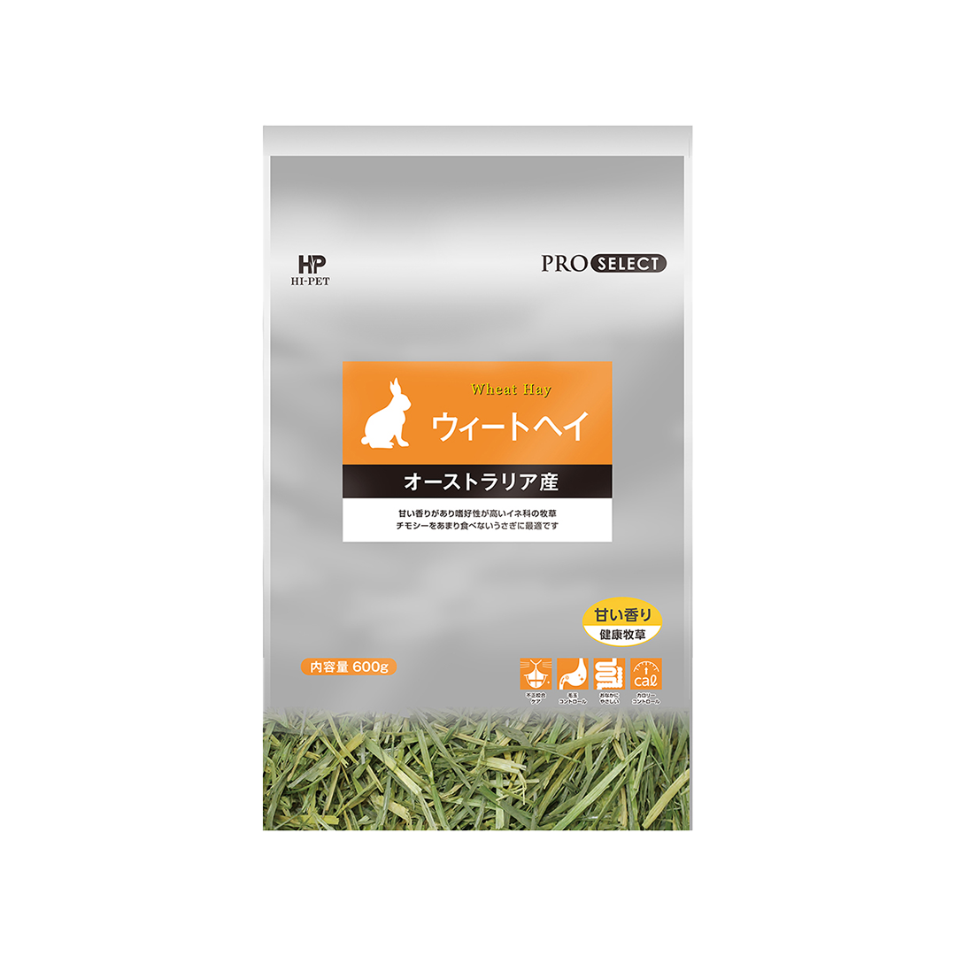 Hi‑Pet Pro‑Select Wheat Hay 600 g – Australian Premium Hay for Rabbits & Small Pets