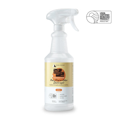 kin+kind Pee Stain and Odor Destroyer Hardwood and Floor Citrus 32oz
