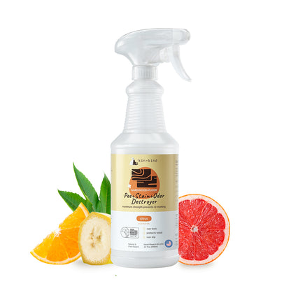 kin+kind Pee Stain and Odor Destroyer Hardwood and Floor Citrus 32oz