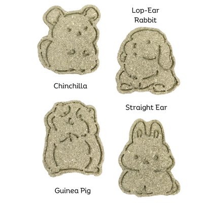 Munchies Handmade Natural Birthday Hay Cake with Accessories – For Rabbits, Guinea Pigs & Chinchillas