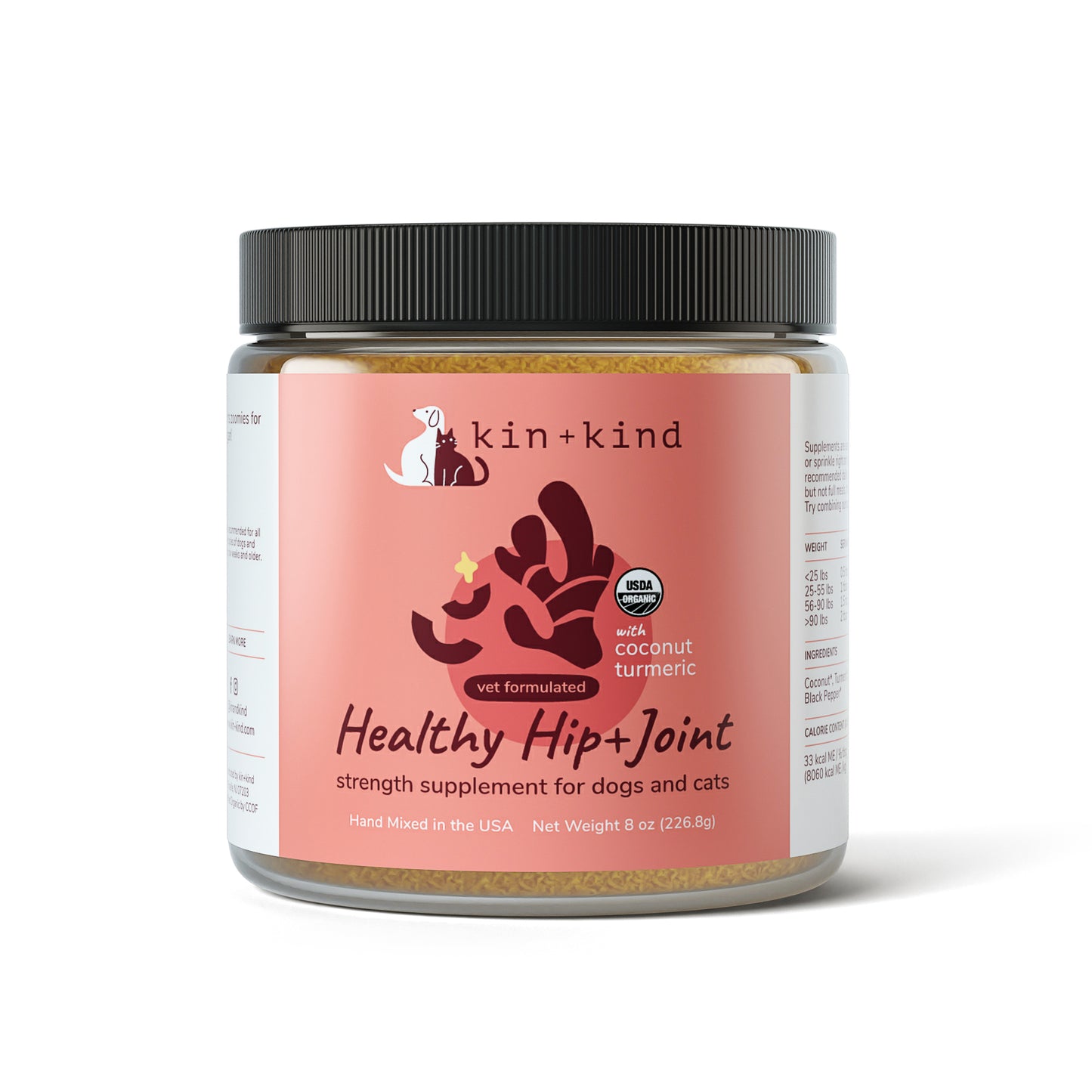 kin+kind Healthy Hip and Joint Supplement for Dogs and Cats