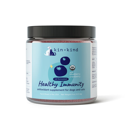 kin+kind Healthy Immunity Antioxidant Supplement for Cats and Dogs