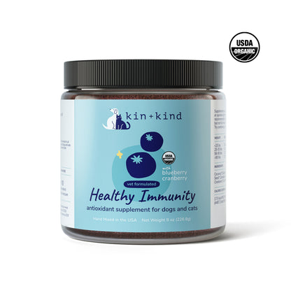 kin+kind Healthy Immunity Antioxidant Supplement for Cats and Dogs
