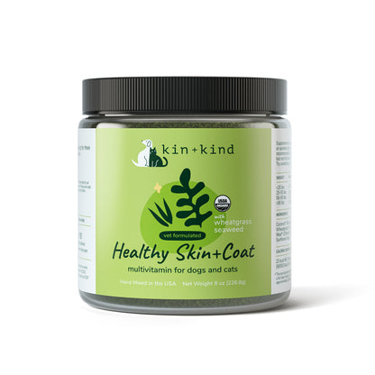 kin+kind Healthy Skin and Coat Supplement for Dogs and Cats