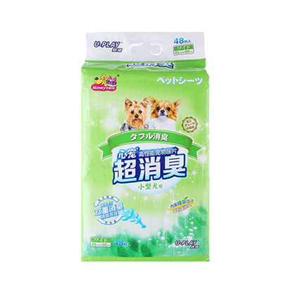 Honeycare U‑Play Ultra‑Absorbent Dog Pee Pads (Green Tea) – Odour‑Controlled, Scented x 2pack