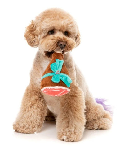 FuzzYard Christmas Humble Holiday Ham Plush Dog Toy