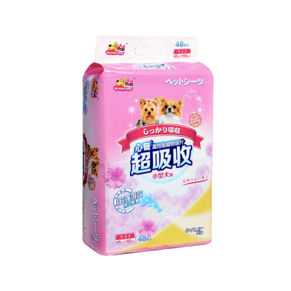 Honeycare U‑Play Ultra‑Absorbent Dog Pee Pads (Floral) – Odour‑Controlled, Scented x 2pack
