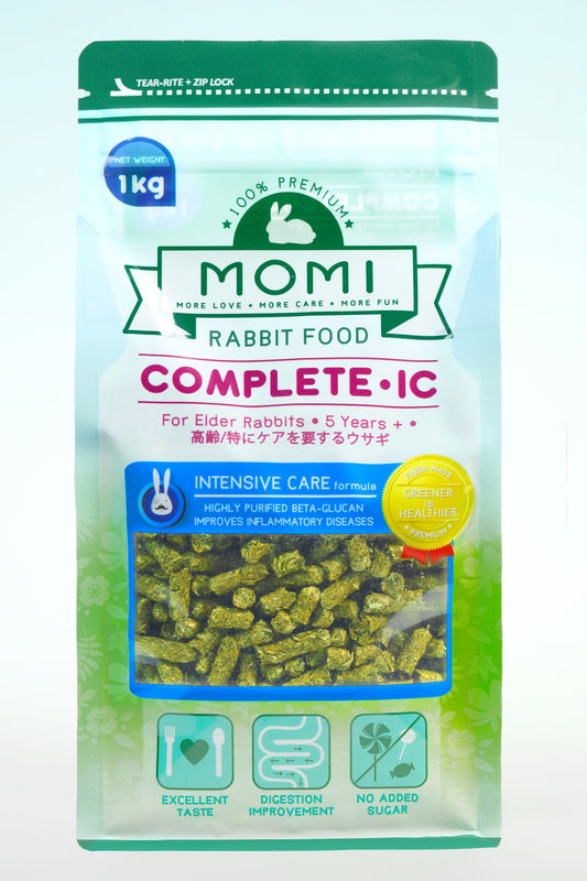 Momi Complete IC Pellets | Premium Junior Rabbit & Young Guinea Pig Food