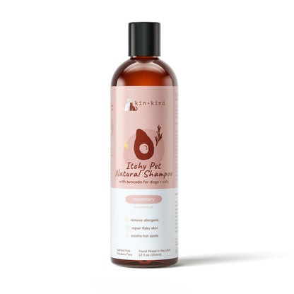 kin+kind Itchy Pet Shampoo Rosemary 12oz