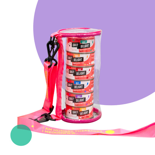 Daily Delight Jelly Series Variety Bag Canned Cat Food (6 x 80g)