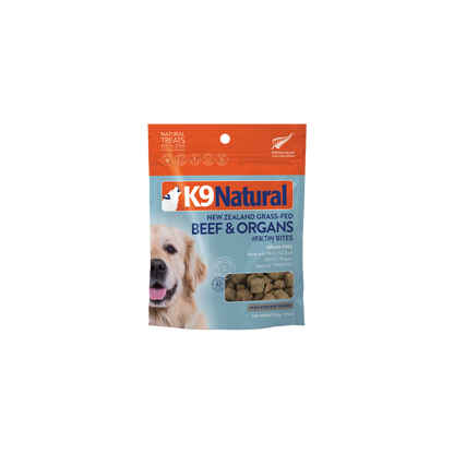 K9 Natural Healthy Bites – Freeze-Dried Beef Treats for Dogs 50g