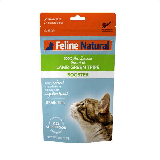 Feline Natural Freeze-Dried Lamb Green Tripe Booster – 57g