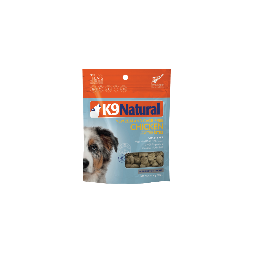 K9 Natural Healthy Bites – Freeze-Dried Chicken Treats for Dogs 50g