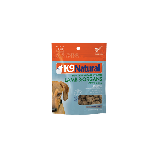 K9 Natural Healthy Bites – Freeze-Dried Lamb Treats for Dogs 50g