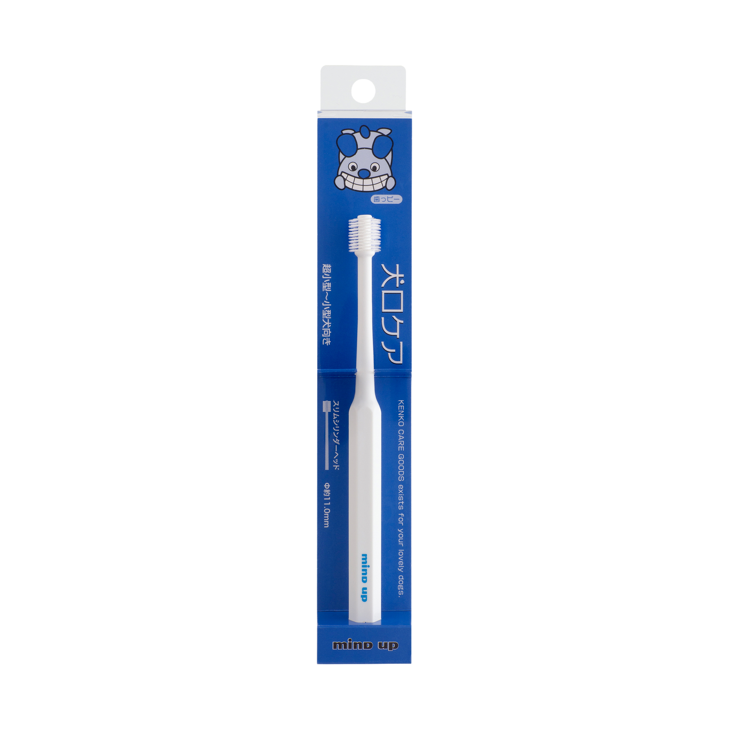 Mind Up Kenko Care Toothbrush Slim Cylinder Head for Dogs
