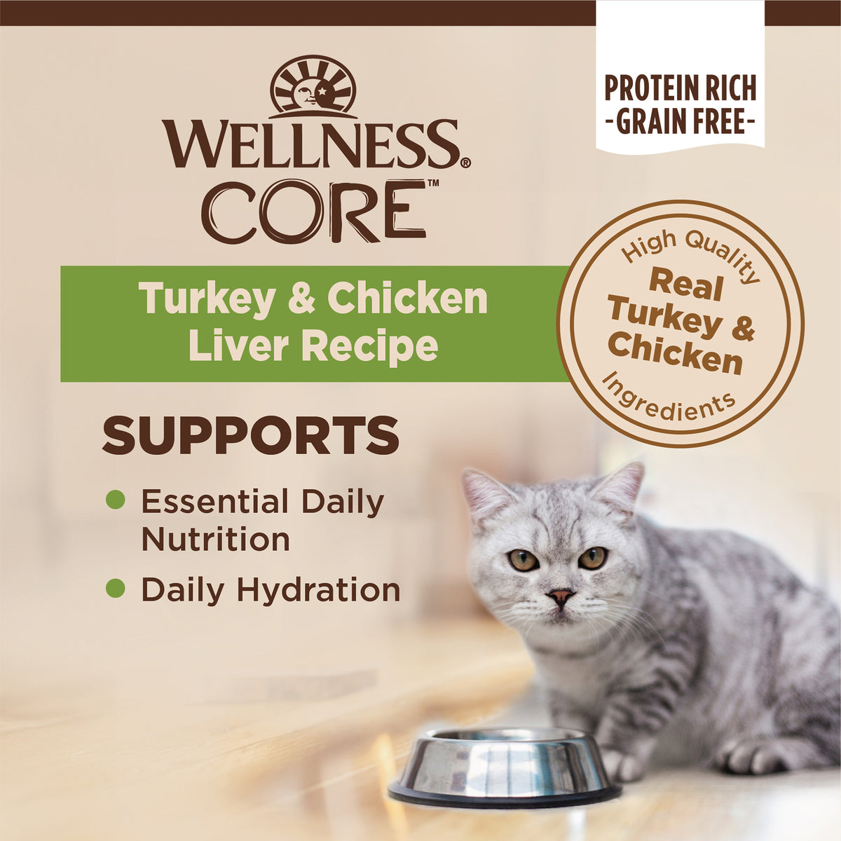 Wellness CORE Grain Free Kitten Formula Wet Cat Food 5.5oz