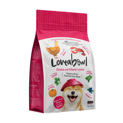 Loveabowl Salmon & Snow Crab Grain Free Dry Dog Food 250g/1.4kg/4.5kg/10kg