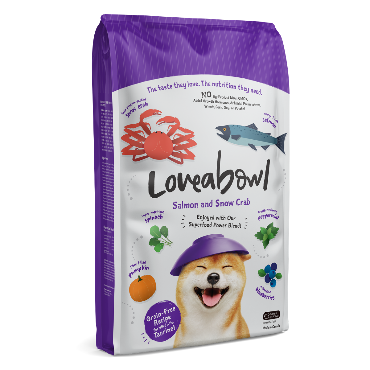Loveabowl Chicken & Atlantic Lobster Grain Free Dry Dog Food 250g/1.4kg/4.5kg/10kg