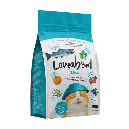 Loveabowl Salmon Grain-Free Cat Food 150g/1kg/4.1kg/9.07kg