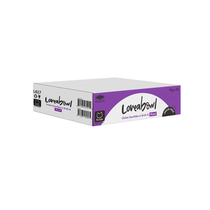 Loveabowl Chicken Snowflakes In Broth With Mussel Canned Cat Food 70g - 24cans