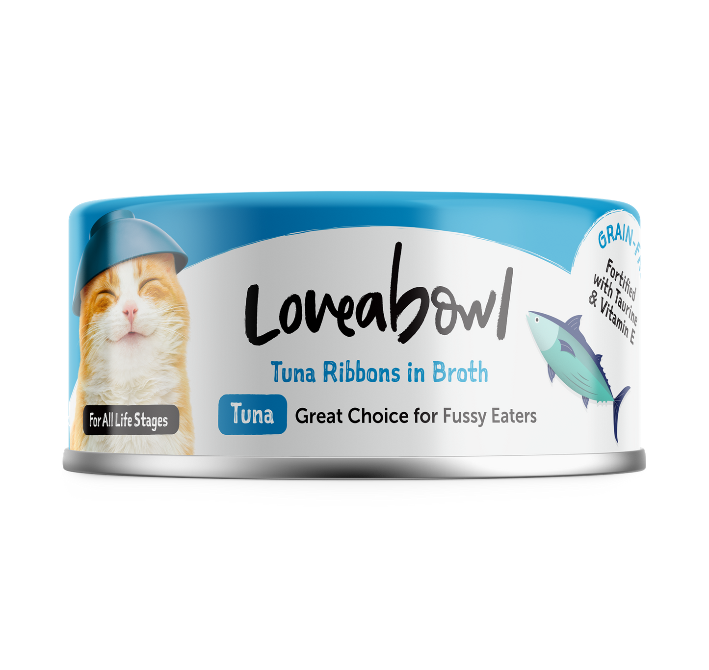 Loveabowl Tuna Ribbons In Broth Canned Cat Food 70g - 24cans