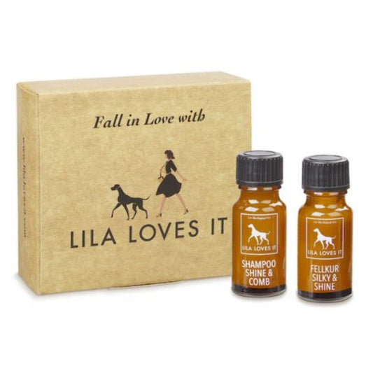 Lila Loves It Dog Grooming Travel Set Shampoo Shine and Comb & Conditioner