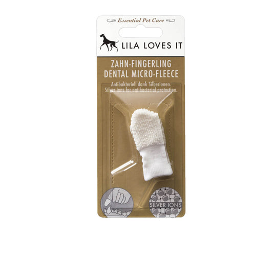 Lila Loves It Dental Micro Fleece Finger Cleaner for Dogs