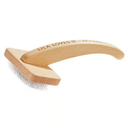 Lila Loves It Slicker Brush for Dogs with Undercoat-Small