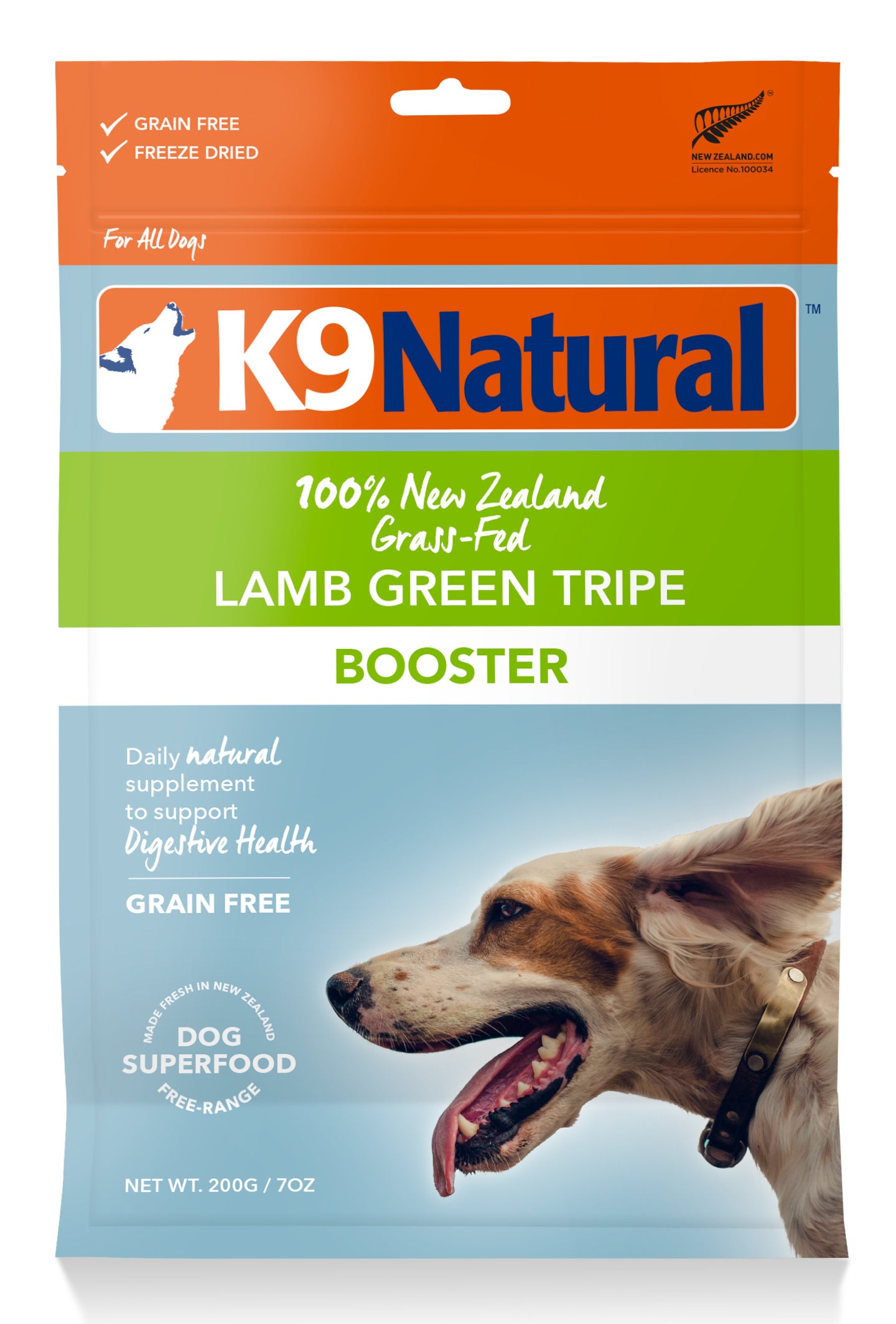 K9 Natural Freeze-Dried Lamb Green Tripe Booster for Dogs – 57g / 200g / 700g