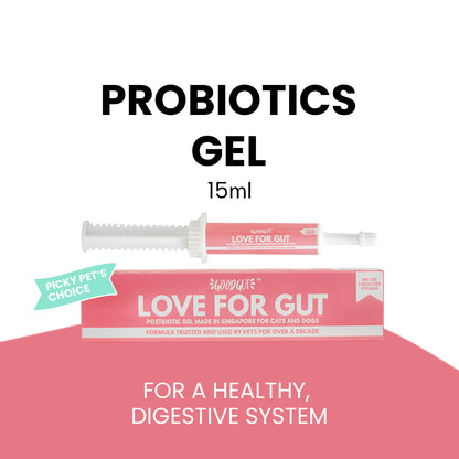 Good Gut Love For Gut Probiotics Gel Supplement for Cats and Dogs 15ml