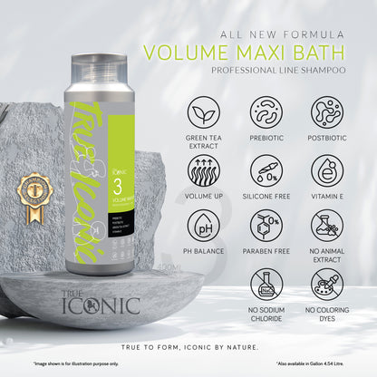 True Iconic Volume Maxi Bath Dog Shampoo for Fuller Thicker Coats 400ml