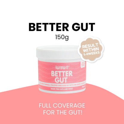 Good Gut Better Gut Probiotics Supplement for Cats and Dogs 150g