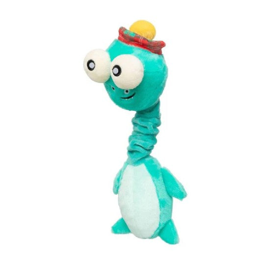 FuzzYard Neck Minnits Plush Dog Toy with Double Squeakers